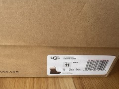 UGG Kids Waterproof Brown Leather & Suede Winter Boots Size 11 Toddler