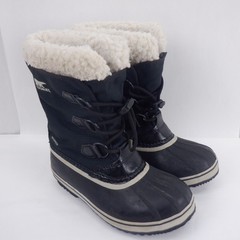 SOREL Yoot Pac Nylon WP Kids Black Snow Boots Size 2 us (Little Kid/Big Kid)