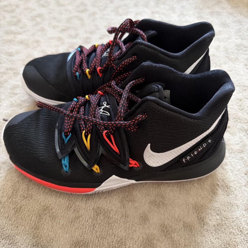 Nike Kyrie 5 Friends Black Multicolor Youth 4Y Women’s Men’s Basketball