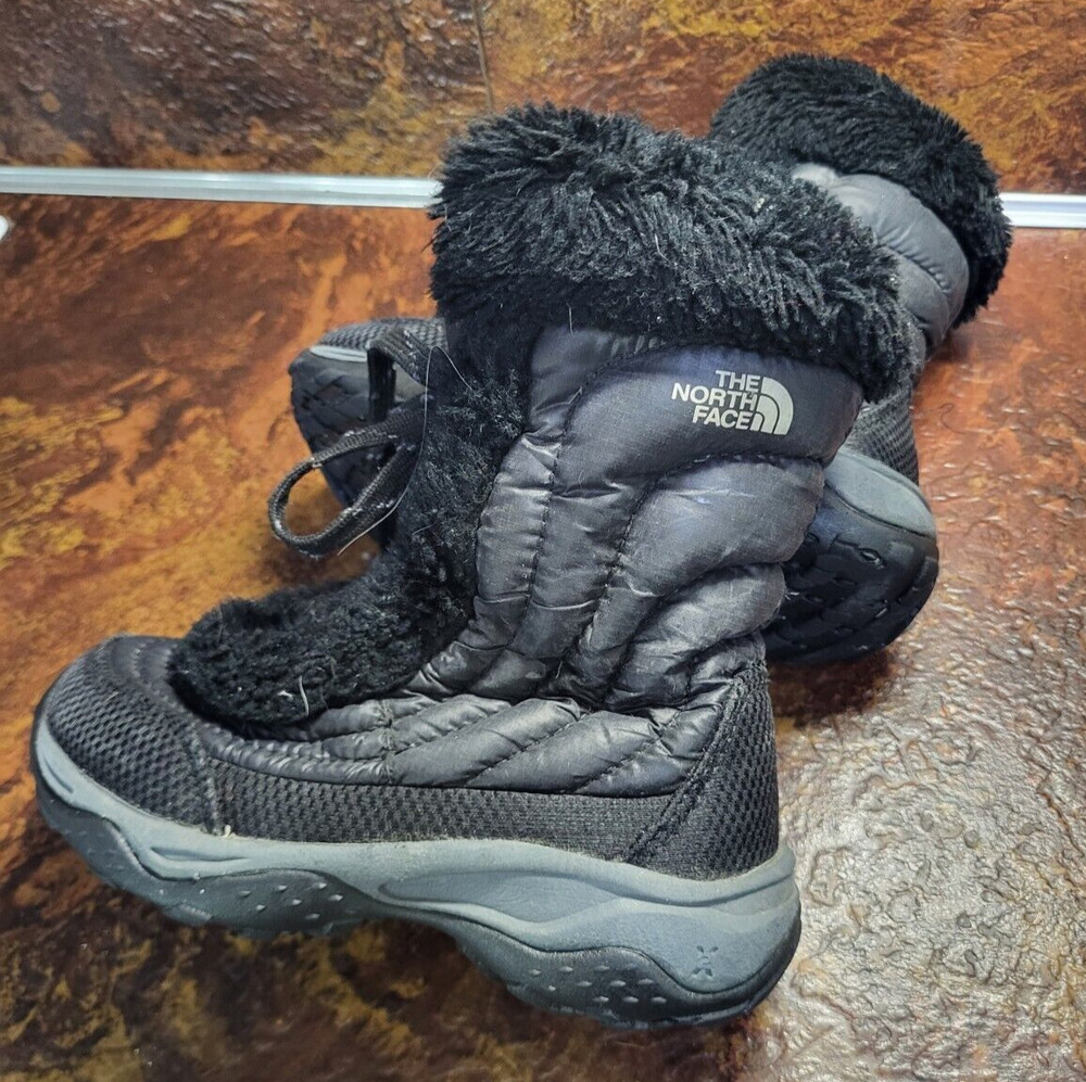 The North Face Winter Boots – Kids Size 12 – Fur Lined Top – Goose Down Filling