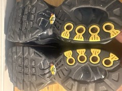 Nike Air Max Plus „Triple Black“ sneakers Youth Sz 5.5 CD0609-001 Retro