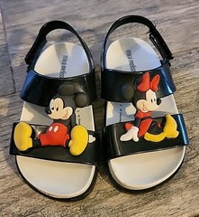 Mini Melissa MICKEY MINNIE MOUSE Cosmos Jelly Sandals Disney Toddler Size 8