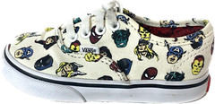 Limited Edition Kid’s Vans x Marvel Avengers Unisex Sneakers in White Multicolor