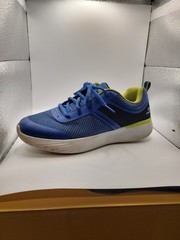 Skechers Go Run Sneakers Boys Size 5 Basketball Shoes Youth Kids Blue & Green