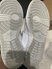 Nike Vandal Low Athletic Leather Sneakers WHITE GRAY- MEN SIZE 6.5