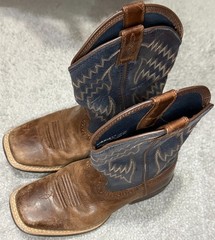 Ariat Youth Tycoon Cowboy Boot Brazen Brown 10021591 Sz 12 Youth, Rodeo