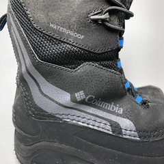 Columbia Youth Unisex Bugaboot Plus IV Omni-Heat Boot Black Hyper Blue Size 2