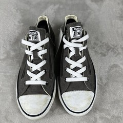 Converse Chuck Taylor All Star Shoes Junior 4 Grey Zipper Unisex Sneakers Youth