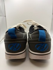 Heelys Gray White Blue Kids Sneaker Shoes with Removable Wheel Youth 4