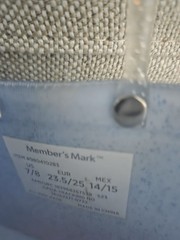 Member’s Mark Glitter Light Up Rain Boots Blue Pink US 7/8 EU 23.5/25