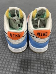 Size 1y Nike Dunk Low “Nike 101” Multi-Color Low Top DX3364-100 Kids Used No Box
