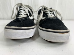 Vans Off The Wall Old Skool Black Low Top Skateboard Shoes Sneakers Youth Sz 6