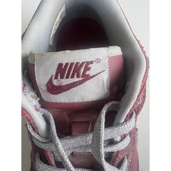 2007 Nike Dunk Low GS Team Red Metallic Silver Size 6y