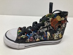 Converse All-Star Boys Kids Size 8 Justice League High Top Sneakers Batman Flash
