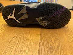Jordan 7 US 11 Black/Purple Ray Allen EXCELLENT!!