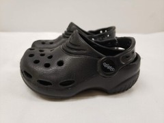 Crocs Shoes Kids C6/7 C8/9 Black Unisex Jibbitz Clogs Casual
