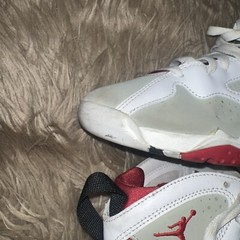 4.5 Youth- Nike Air Jordan 7 Retro Hare 2015 GS BG Sneaker Trainers BUGS BUNNY