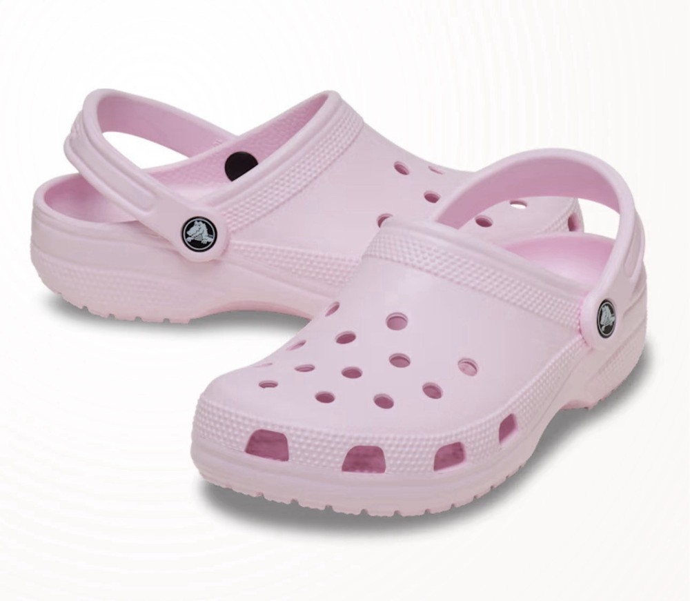 Crocs Pink Milk 🏳️‍⚧️ J1 – Junior 1 Classic Clog New With Tags Fast Shipping.