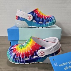 Stride Rite 360 Bray Boys Toddler Size 5M Light Up Clogs Beach Pool Summer