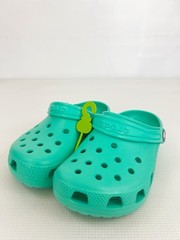 Crocs Classic Clog K Kids J1 Lagoon Teal Slip On Sandals 206991-3WM New READ