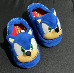Sonic Hedgehog Slippers Child size 7/8 New