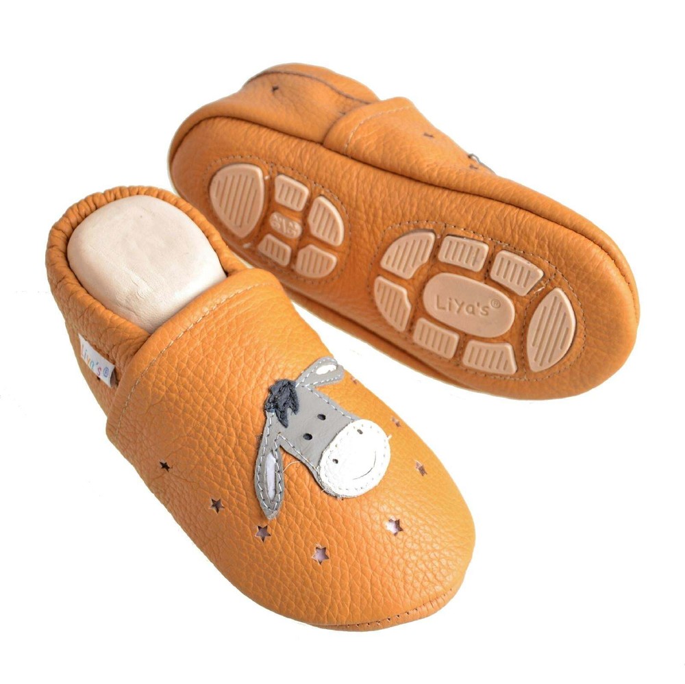 Liya’s Rubber Sole Summer Slippers – #699 Donkey in Sun Yellow