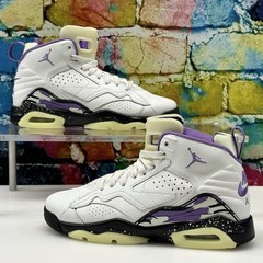 NIKE Youth Jordan MVP Summit Shoes Youth Size 5.5 Purple/White DZ5577-109 GLOW