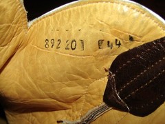 Mexico Brown Leather Ostrich Embossed Square Toe Cowboy Boots Youth sz 13 Mex 20
