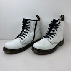 Dr. Martens White Smooth Leather Lace Up Combat Boots Women’s 5 Men’s 4 1460J
