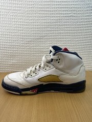Air Jordan 5 Retro GS Olympic 440888 103 White, Red & Blue Youth Size 6.5Y
