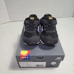 New Balance 515 New-B Hook & Loop Toddler Size 7.5 Wide Black NW515BA