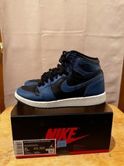Jordan Air Jordan 1 Retro Low OG (GS) 5Y Black/Blue/White CZ0858-104
