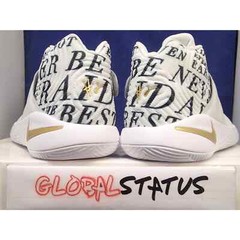 2016 NIKE KYRIE 2 CHAMPIONSHIP GOALS ID WHITE GOLD YOUTH SZ 5Y ( 849367-998 )