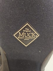 Muck Boot Black Waterproof Rubber Neoprene Boots Youth Size 1 Excellent Conditio