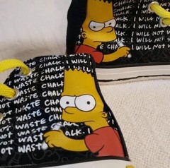 CONVERSE Chuck Taylor All Star Junior Size 11 Bart Simpson Groening 2013 Rare