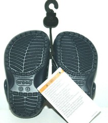 CROCS CLASSIC NEO PUFF CLOG KIDS CHILDREN SIZE 4 NAVY ROOMY FIT