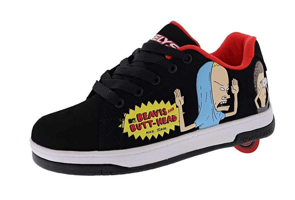 HEELYS KIDS YOUTH/BIG KIDS SPLIT BEAVIS AND BUTTHEAD HES10410H SKATE SHOES
