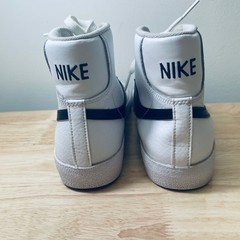 Nike Blazer Mid 77 White Black High Top Kids Sneakers 6Y