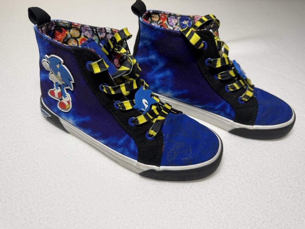 Ground Up SEGA Sonic the Hedgehog High Top Sneakers US 4 UK 3 EU 36