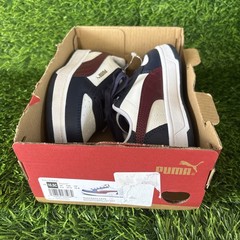 PUMA FOREVER BETTER KIDS WHITE-JASPER NAVY GOLD SIZE 10.5 C