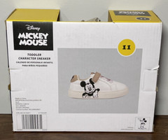 Disney Mickey Mouse Toddler Character Sneaker Shoes Tan Laces Size 11 Aldi