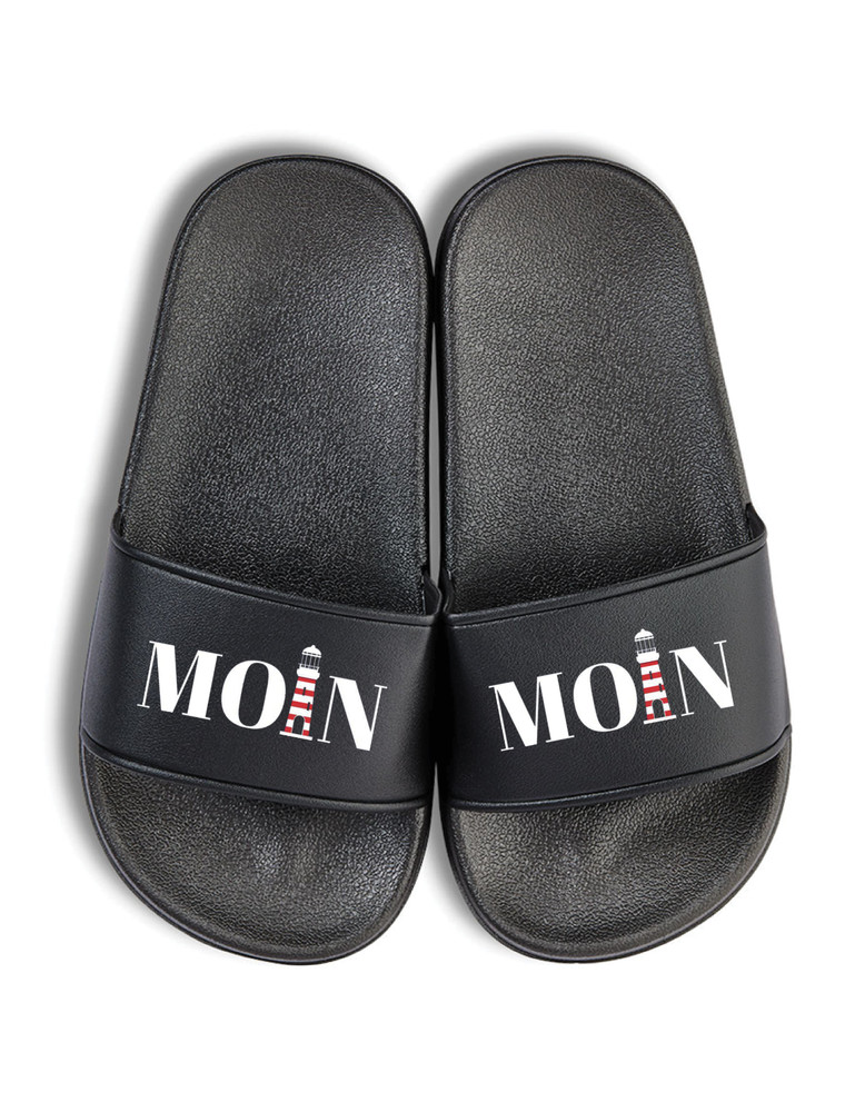 Kids Moin lighthouse ship sandals flip-flops print slogan boy girl