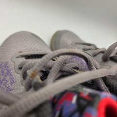 Nike Kyrie Flytrap 2 Kids Basketball Shoes Wolf Grey Hyper Grape AQ3413-003 12C