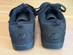 HEELYS PRO 20 Youth Size 4 Black Textile Lace Up Skate Shoes Unisex