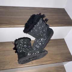 UGG Bailey Bow II Starry Lite Suede Snow Boots Stars Bow US 3 EU 35