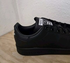 Adidas STAN SMITH J Black/Black White Kids Shoes FX7523