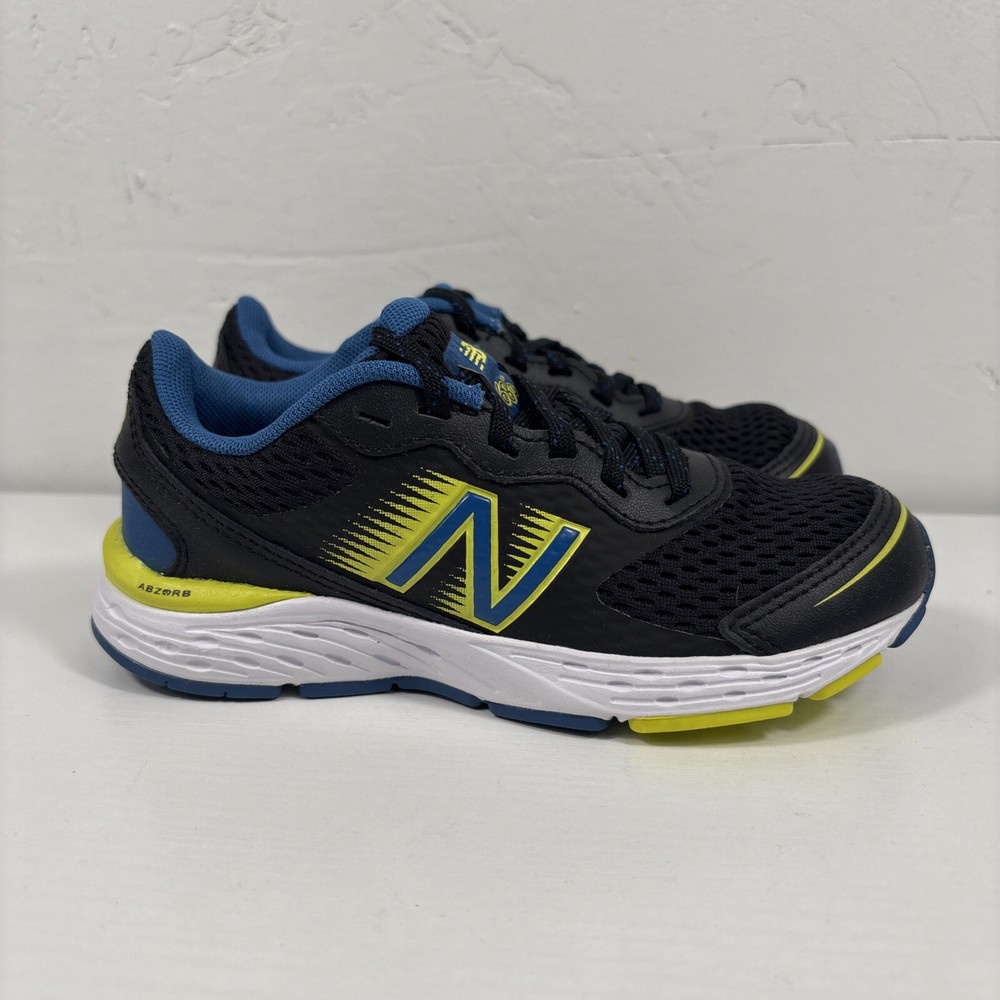 New Balance Bungee Boys Sz 13 Medium Running Shoes Lace Up Slip On NEW