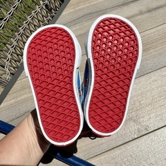 Vans X MARVEL Size 4.0T SPIDER-MAN SK8-HI ZIP RED BLUE Toddler Shoes