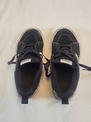 VANS youth Size 2 Black And White Checkered