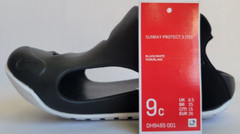 Kids Size 9C Black White Nike Sunray Protect 3 (TD) Sandals DH9465-001